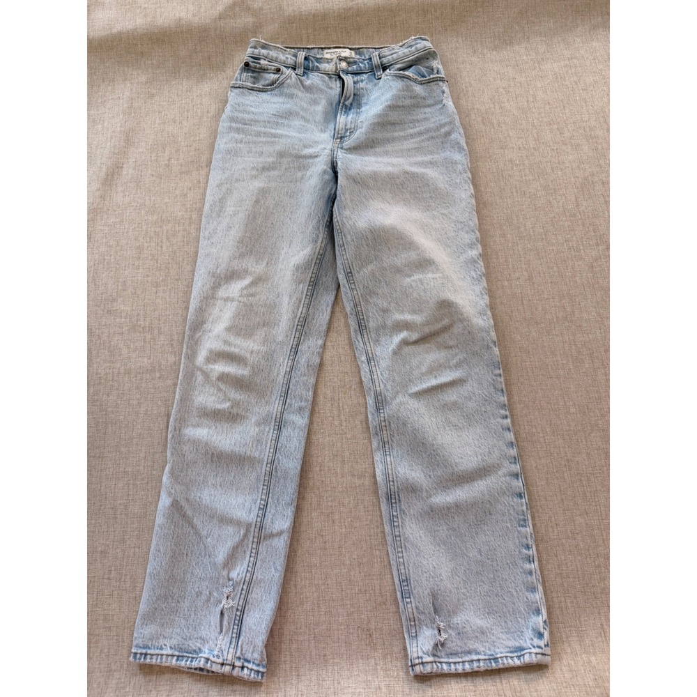 Abercrombie & Fitch Jeans Women's 27/4 Curve Love 90s Straight Ultra High Rise